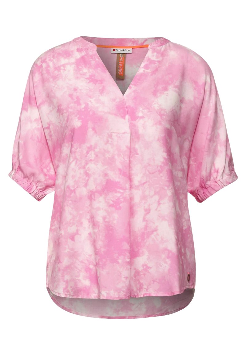 Damen T-Shirts | Street One Bluse rosa - OF27210 Damen T-Shirts | Street One Bluse rosa - OF27210
