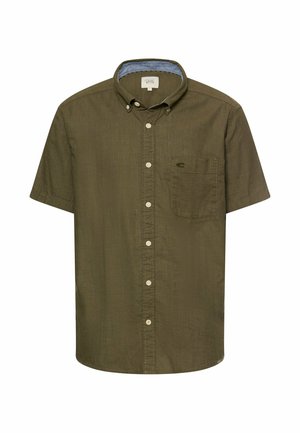 KURZARM MIT KONTRASTDETAILS - Skjorter - deep olive