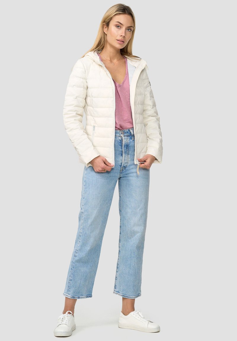 Damen Leichte Jacken | Happy Duck CUDDLY Übergangsjacke stardust/offwhite - OM80625 Damen Leichte Jacken | Happy Duck CUDDLY Übergangsjacke stardust/offwhite - OM80625