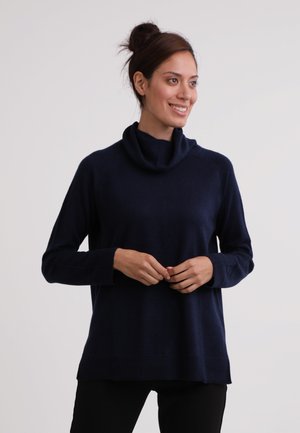 CASH-MERE Pullover - marine blau