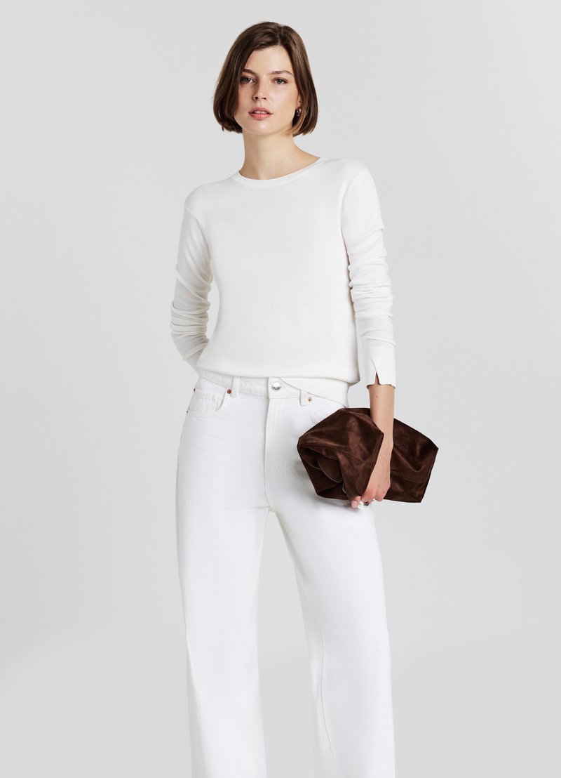 Calliope GIROCOLLO - Maglione - bianco lana