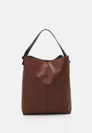 Becksöndergaard GLOSSY MAE BAG SET - Cabas - blue/brown