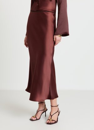 TINTA - Jupe trapèze - cioccolato