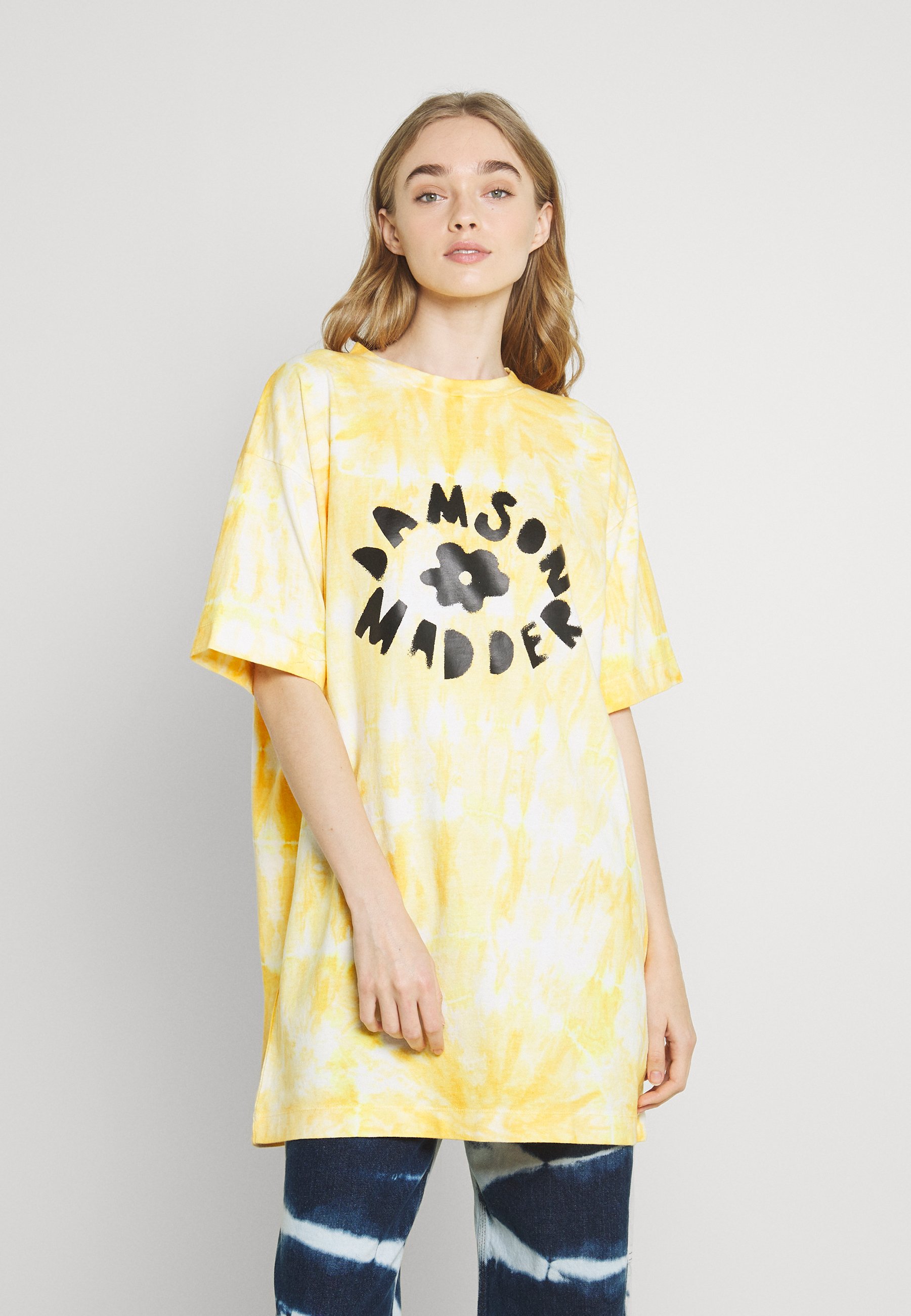 DAMSON MADDER Print T-shirt - orange 