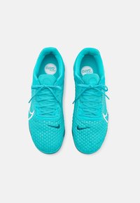 Nike Performance REACT GATO - Dvoranske nogometne kopačke - dusty cactus/barely volt