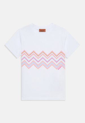 T-shirt con stampa - white/multi-coloured
