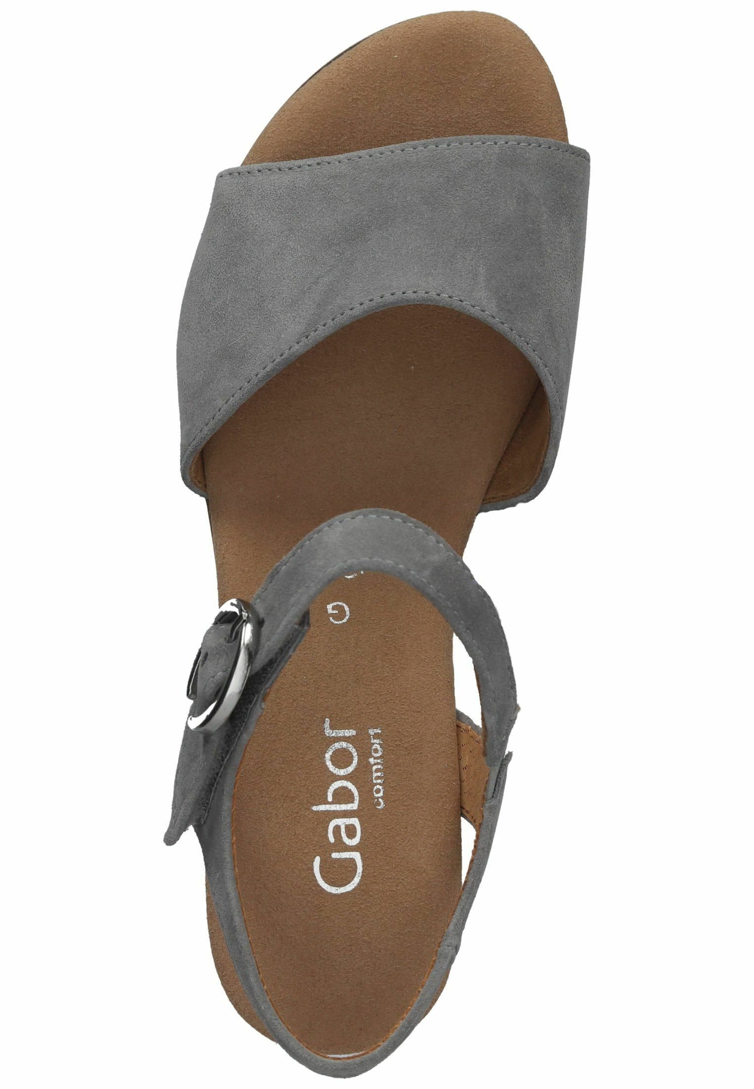 Gabor Sandalen met hoge hak - grau/grijs - Zalando.be