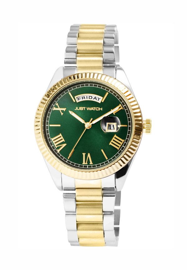 LUKA UNISEX MIT DATUMS- UND - Uhr - silberfarbig