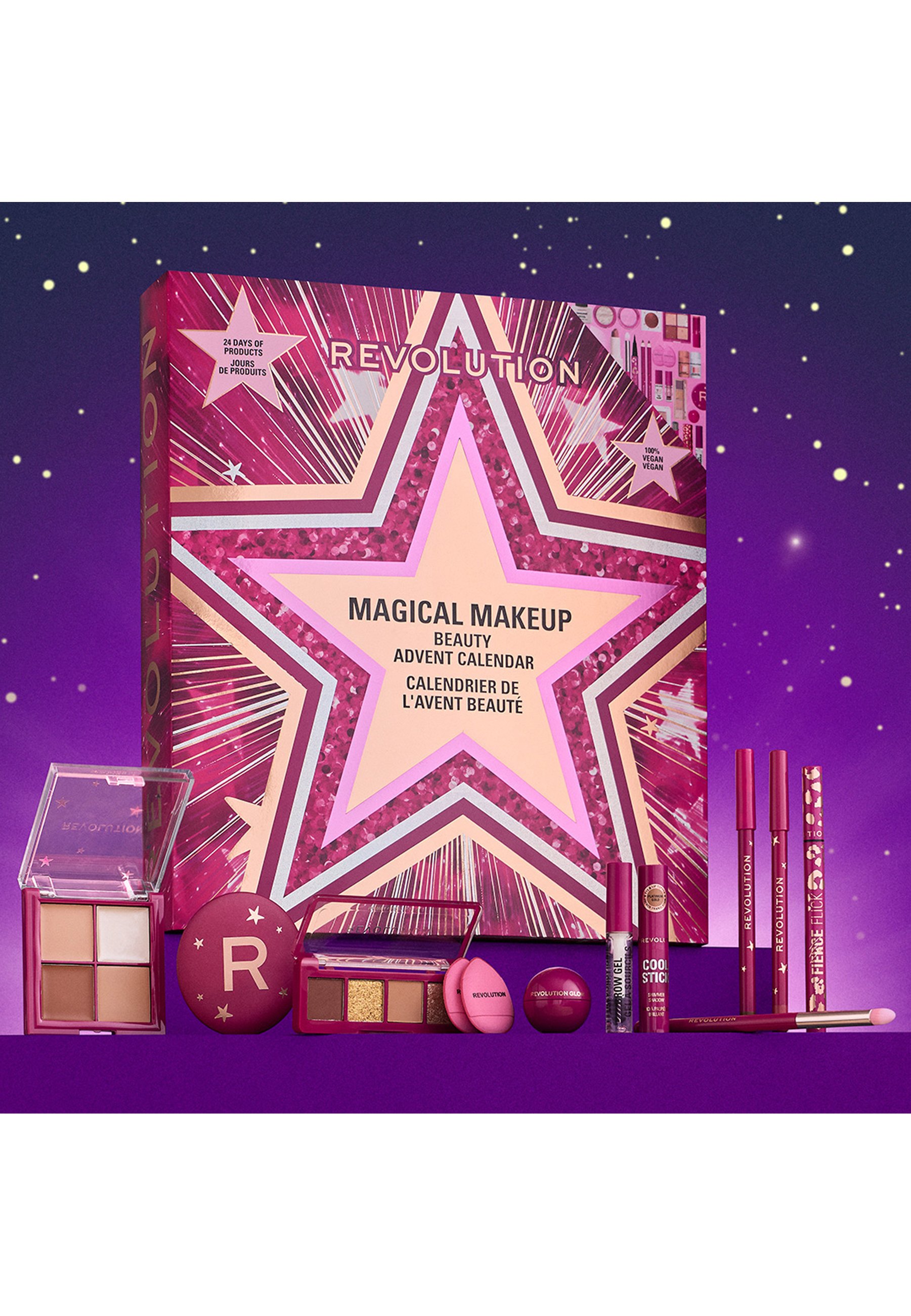 MAKEUP REVOLUTION Lip Advent Calendar – Adventskalender Mit 25 Lippenprodukten In Full Size
