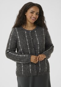 Kaffe Curve LORENNA - Kardiganas - dark grey melange