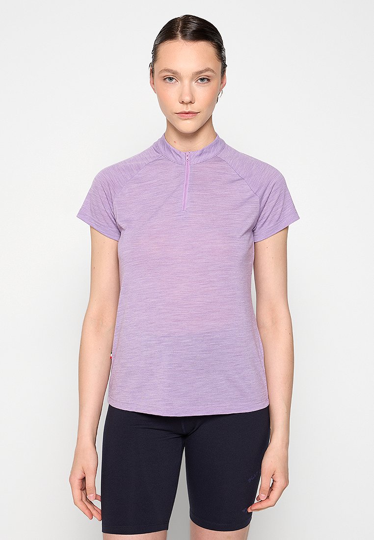 Dolomite T-shirt basic paars