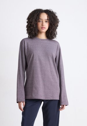 CRISP JERRY TEE - Topper langermet - plum perfect/iced aqua