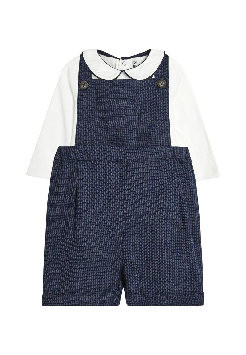 JoJo Maman Bébé HOUNDSTOOTH SET- REGULAR FIT - Body - navy