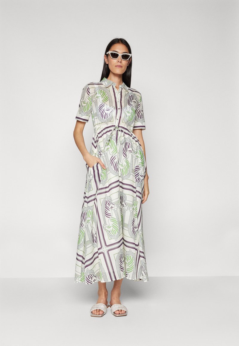 Tory Burch PRINTED SHIRTDRESS - Beach accessory - beige
