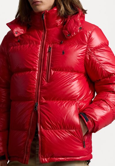 Polo Ralph Lauren THE GORHAM GLOSSED DOWN JACKET - Jakna ispunjena paperjem - red glossy