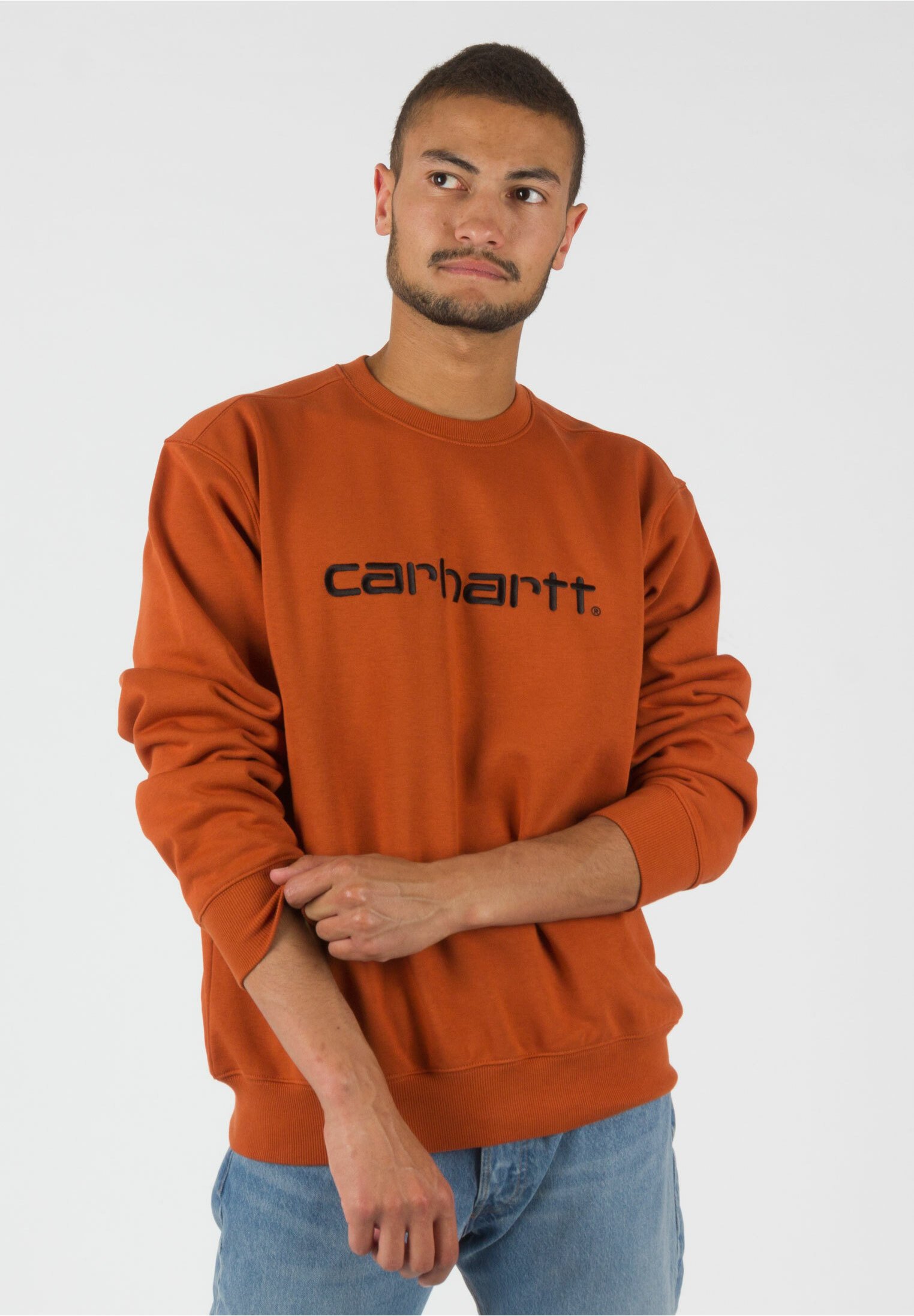 Carhartt WIP Sudadera - cinnamon / black/marrón - Zalando.es