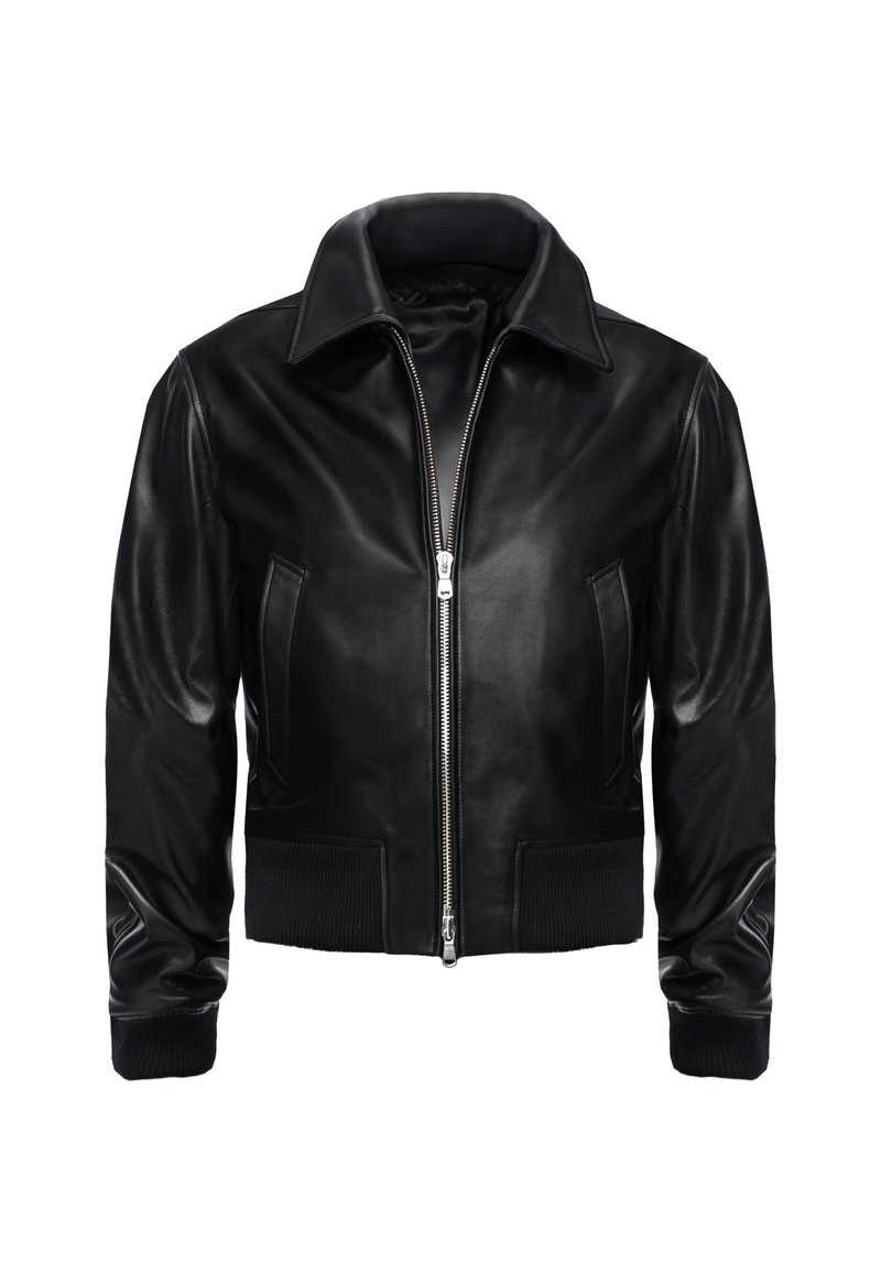 VSP MARCO - Leather jacket - black - Zalando