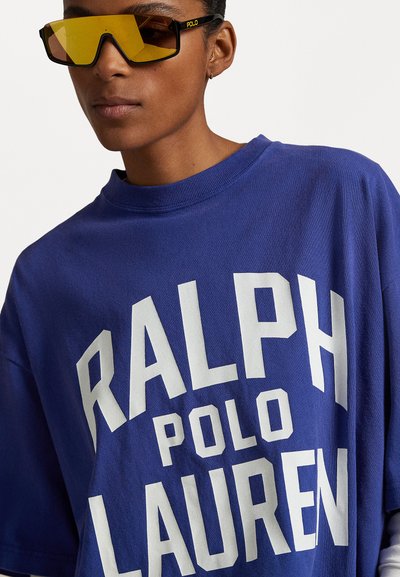 Polo Ralph Lauren KNIT T-SHIRT - Nyomott mintás póló - bright navy