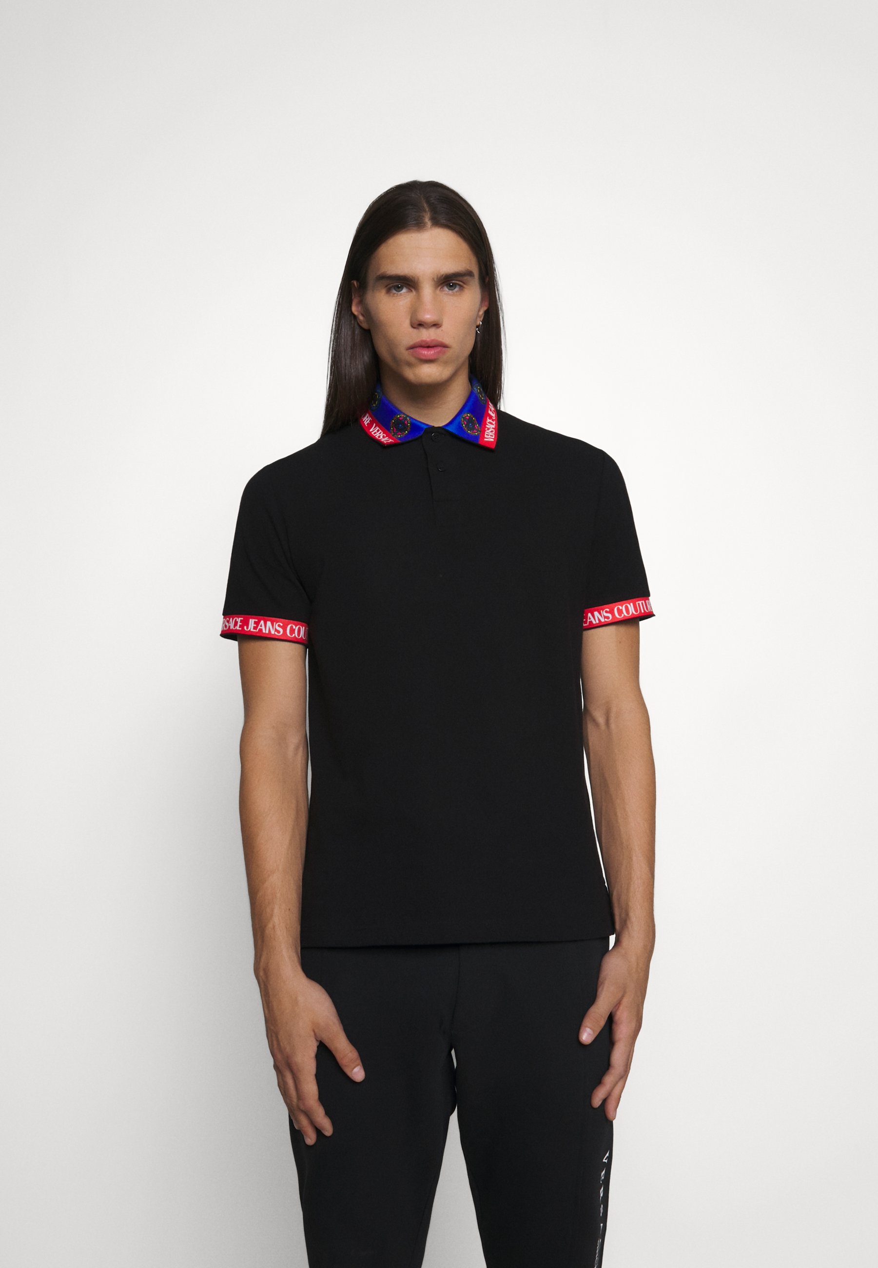 Versace Jeans Couture Polo marškinėliai - nero/juoda - Zalando.lt