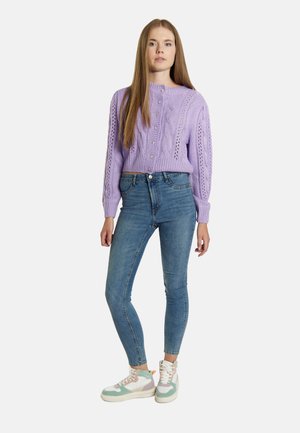 Strickjacke - violett