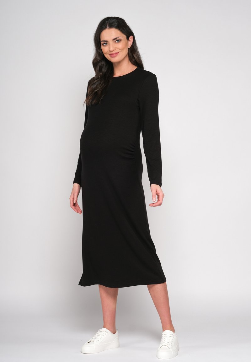 Cool Mama - MATERNITY BASIC - Freizeitkleid - black, Vergrößern