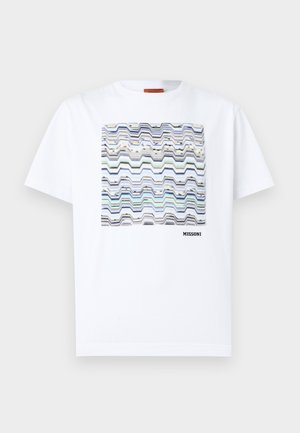 Missoni SHORT SLEEVE - Trükipildiga T-särk - white