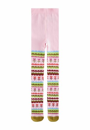 Next, Tights - pink green