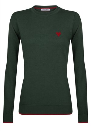 CREW NECK - Striktrøje - green