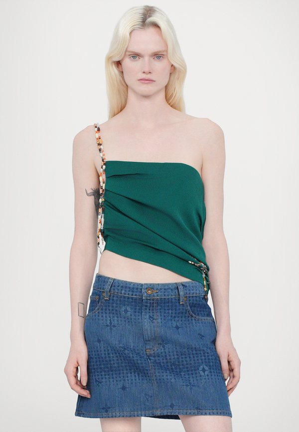 WOMENS LASER MINI SKIRT - Denim skirt - mid wash indigo4