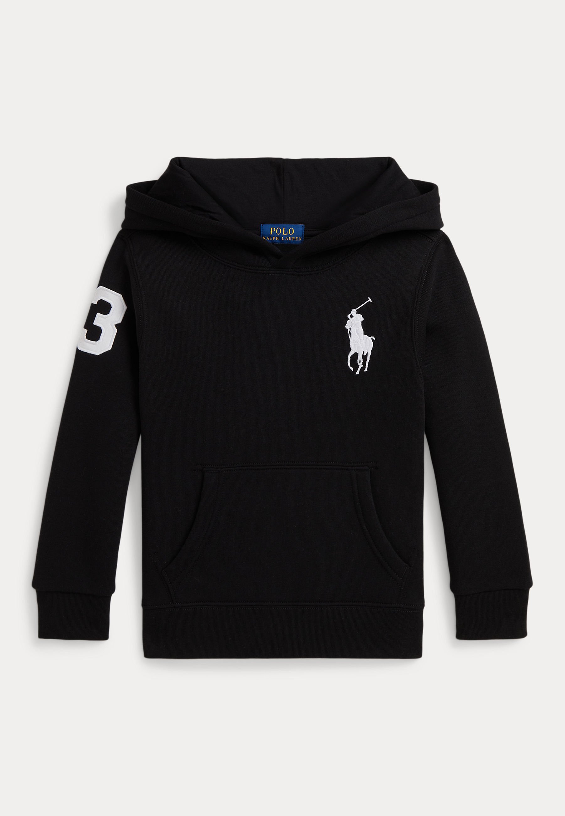 Polo Ralph Lauren BIG PONY FLEECE HOODIE 2-6Y - Hoodie - black