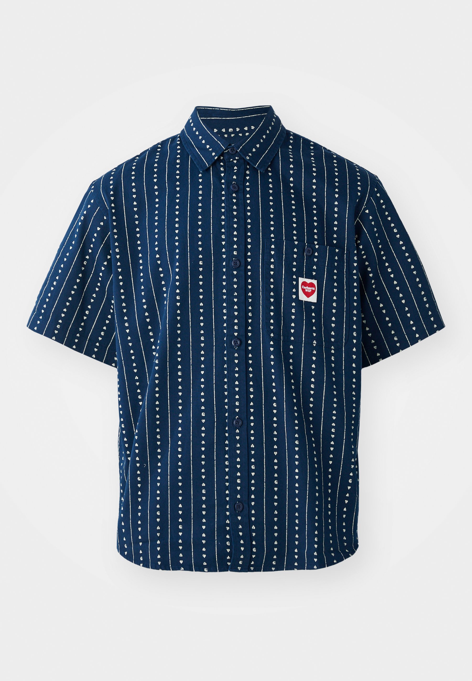 Carhartt WIP DREWE - Shirt - ink/natural/blue - Zalando.co.uk