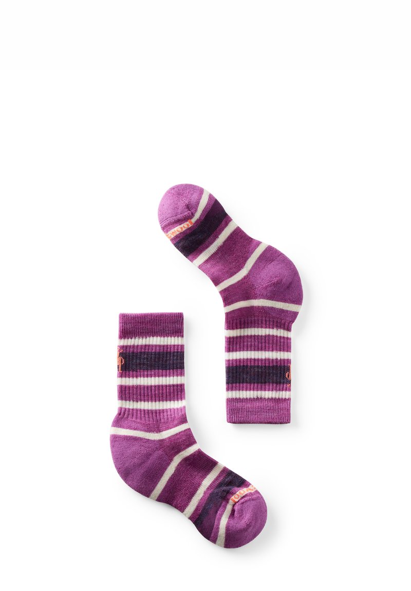 Smartwool - HIKE LIGHT CUSHION STRIPED CREW - Chaussettes de sport - meadow mauve, Agrandir