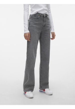 Wide leg - grey denim