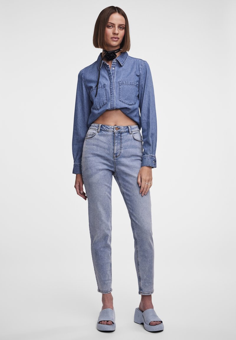 Jean NOTIFY Slim Taille 24 US (34 FR) - Bleu Argenté - 98% Coton, 2% élasthanne - Occasion Très Bon état