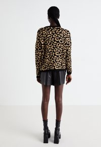 ONLY ONLJADE ANIMAL - Maglione - black/toasted coconut