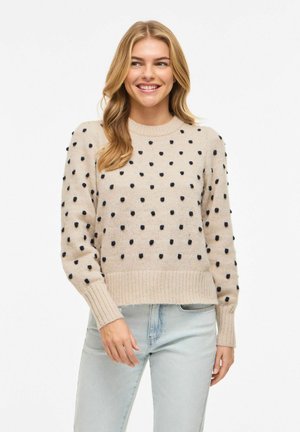 VIDOTTIE RUNDHALS - Pullover - birch