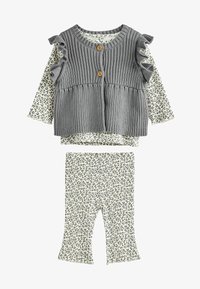 Valgt, grey leopard print