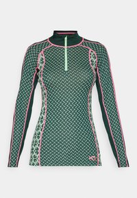 Não selecionado, dark green