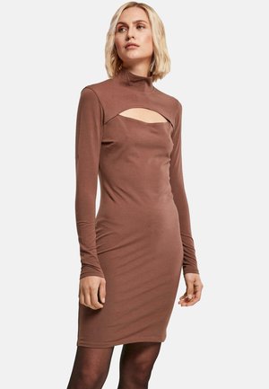 CUT-OUT - Shift dress - bark