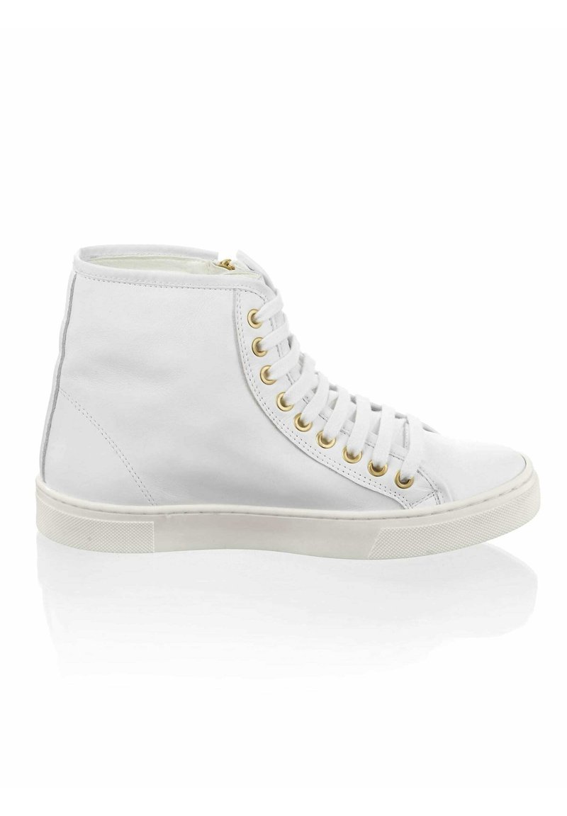 Damen Sneaker low | Alba Moda Sneaker high weiß goldfarben/goldfarben - XS88786 Damen Sneaker low | Alba Moda Sneaker high weiß goldfarben/goldfarben - XS88786