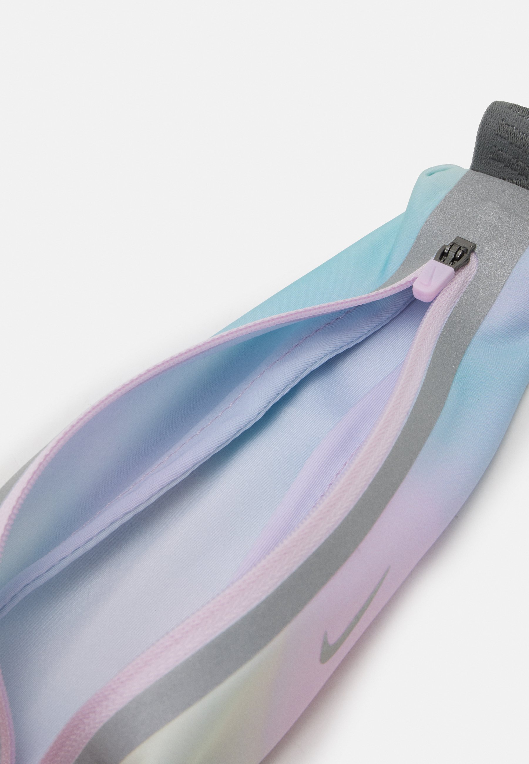 Nike Performance SLIM WAISTPACK 2.0 - Diržinis krepšelis - regal pink/smoke  grey/silver/rožinė - Zalando.lt