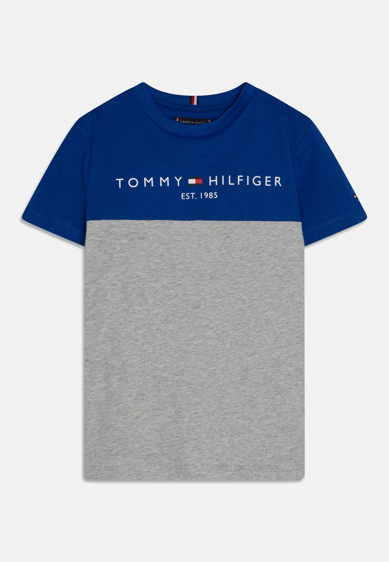 Tommy Hilfiger ESSENTIAL COLORBLOCK TEE - T-shirts print - ultra blue ...