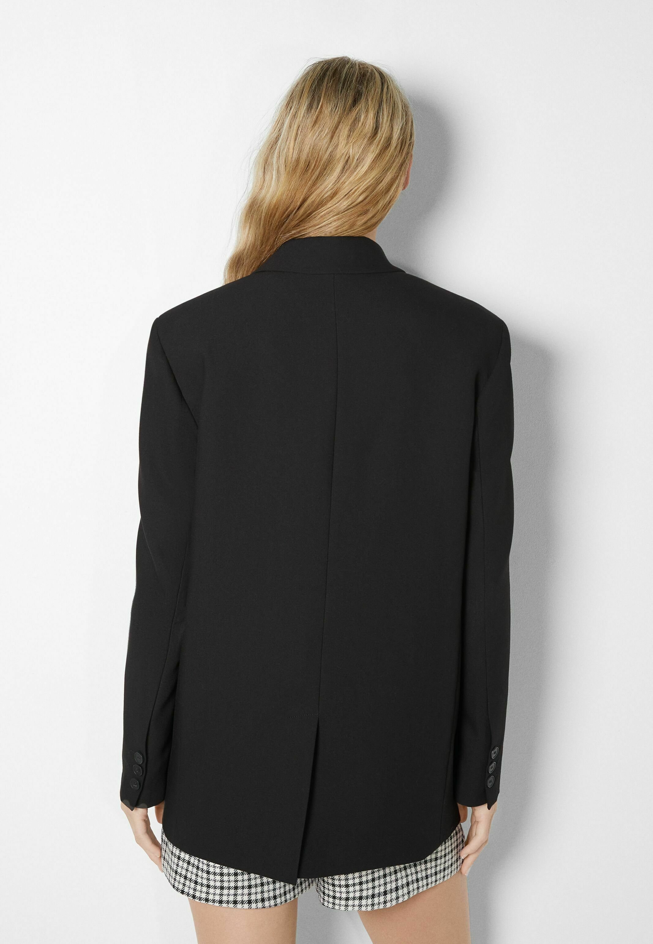 Bershka TAILORED WITH BUTTONS - Blazer - black/zwart - Zalando.nl