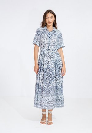 ALHAMBRA PATTERN - Shirt dress - white