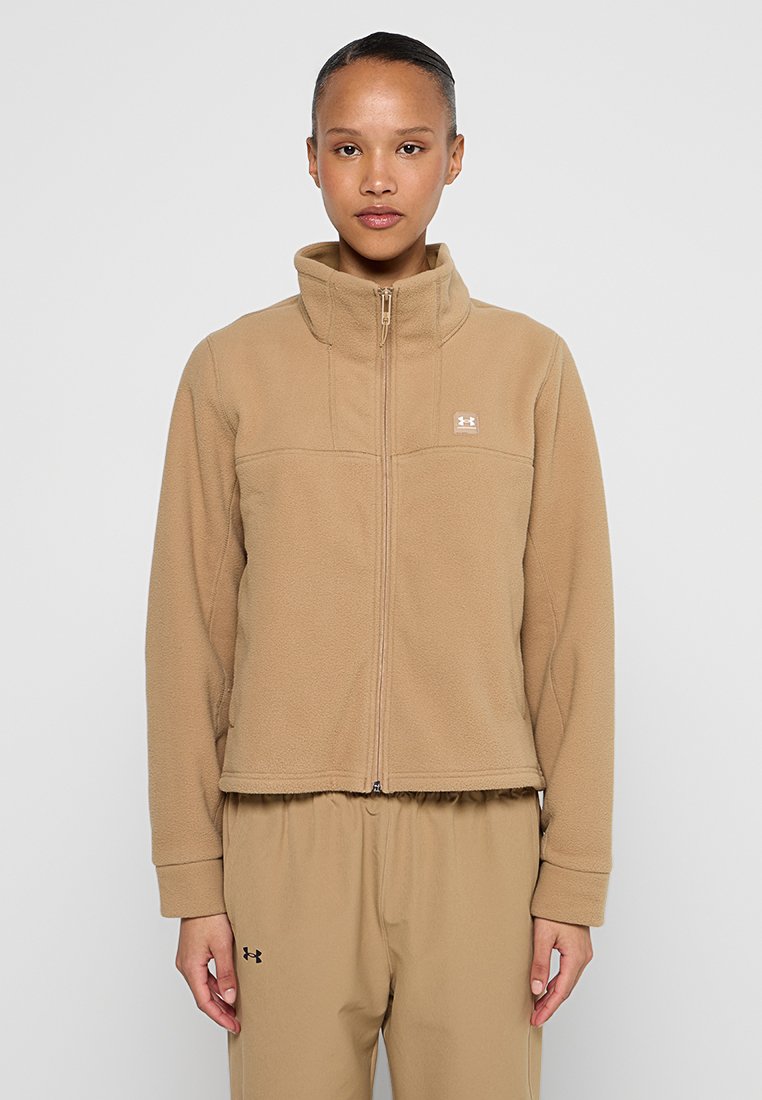 Under Armour Fleecejas lichtbruin