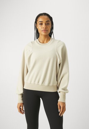 COMPASS SEAM - Fleece jumper - dove beige