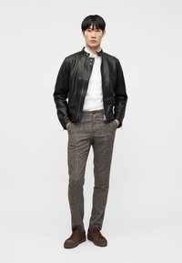 Tiger of Sweden REIER - Δερμάτινο μπουφάν - black