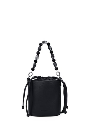 CON ASA DE PIEDRAS - Bolso de mano - black