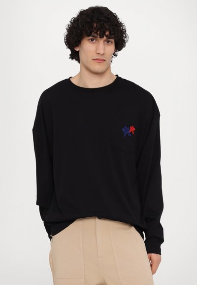 Les Benjamins LONG SLEEVE - Μπλούζα με μακριά μανίκια - black