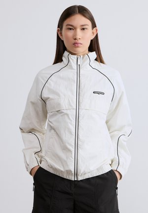 PIPING TRACK JACKET - Vasaras jaka - ecru